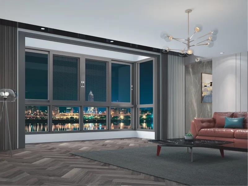 高檔系統門窗整體效果圖 高檔系統門窗整體效果圖